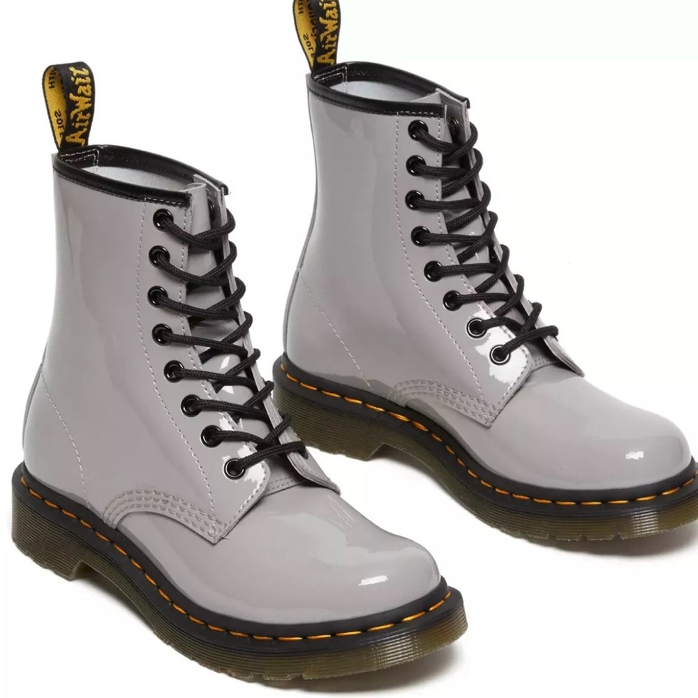 DR MARTENS WOMENS 1460 BOOTS ZINC GREY NEW WITH BOX MULTIPLE SIZES